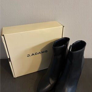 Adams Black Ankle Booties Sleek and Stylish